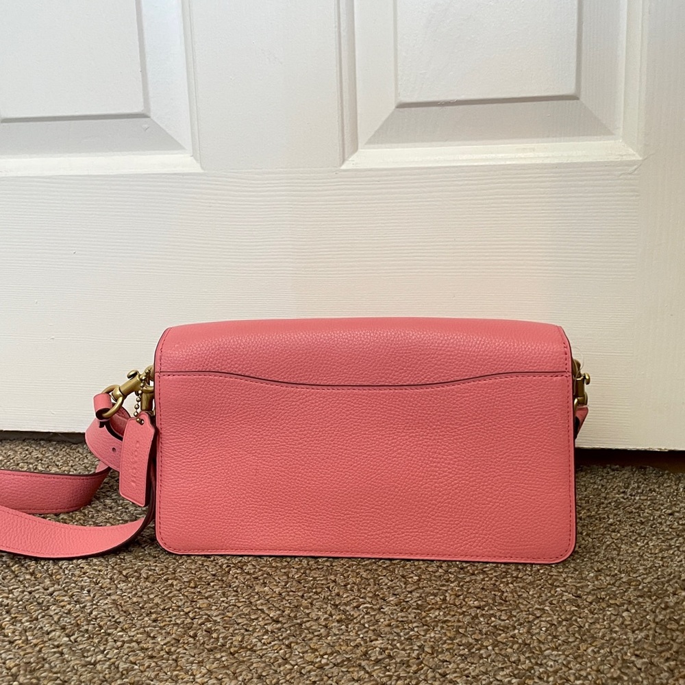 NWT COACH Tabby Orange and Pink Shoulder Bag - Picture 2 of 6